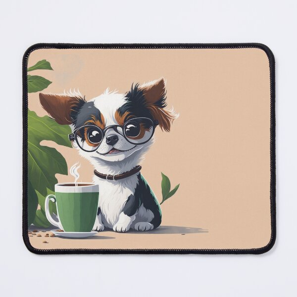 Item preview, "Dog's Coffee Time: Relax and Refresh" designed and sold by hudaG.