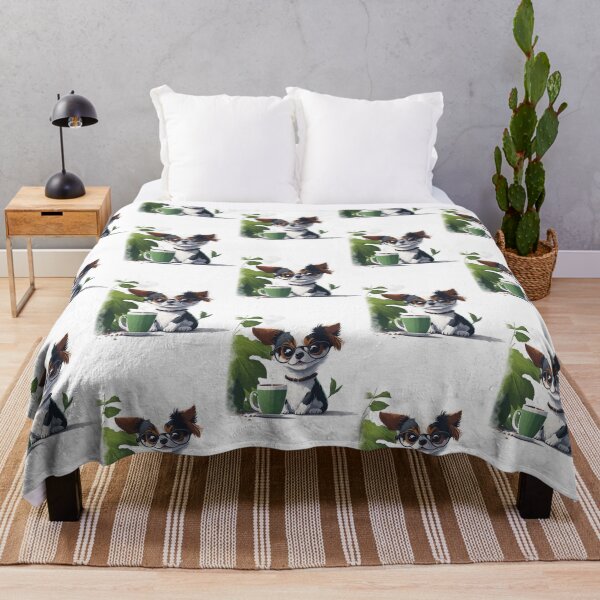 Item preview, "Dog's Coffee Time: Relax and Refresh" designed and sold by hudaG.