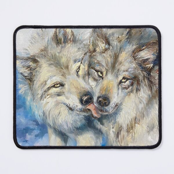 Item preview, Loving pair of wolves. designed and sold by Elena Reutova.