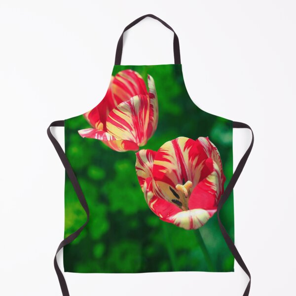 Item preview, Two striped tulips on green background designed and sold by olena2552.