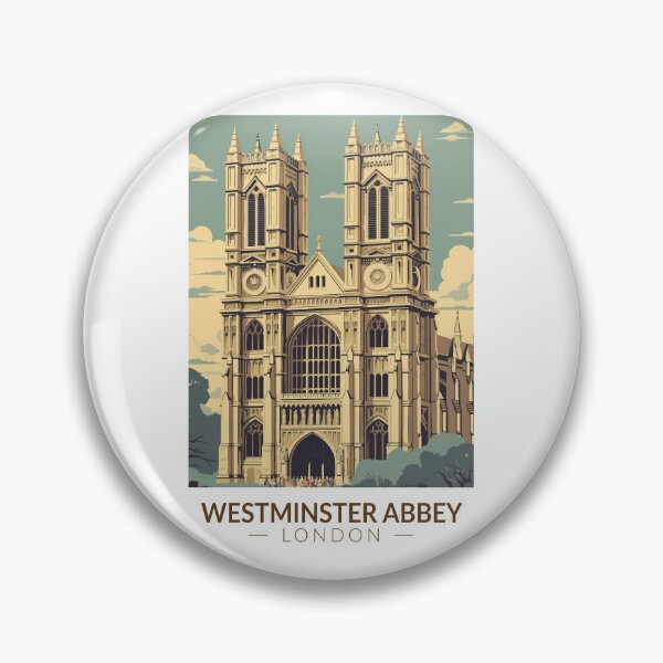 Item preview, Westminster Abbey England Travel Art Vintage designed and sold by KrisSidDesigns.