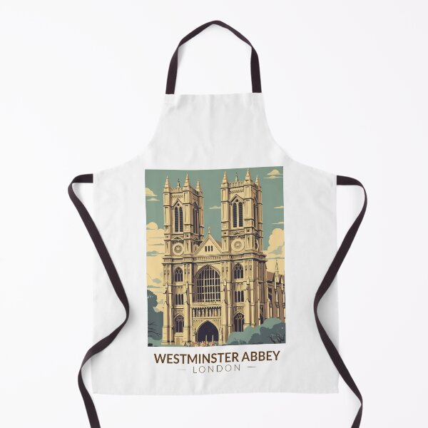 Item preview, Westminster Abbey England Travel Art Vintage designed and sold by KrisSidDesigns.