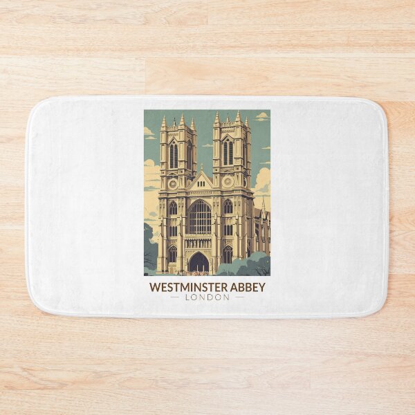 Item preview, Westminster Abbey England Travel Art Vintage designed and sold by KrisSidDesigns.