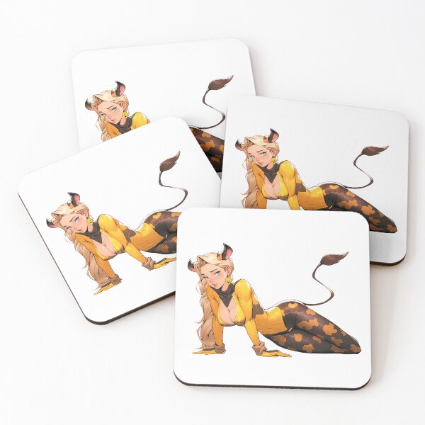 Item preview, Yellow outfit cow girl designed and sold by One Winged Otaku.