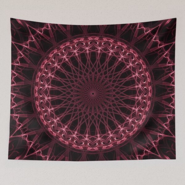 Item preview, Dark red and pink mandala designed and sold by JBlaminsky.