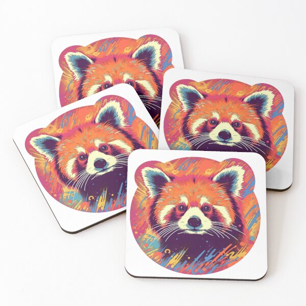 Item preview, Colorful Red Panda designed and sold by Wojciech Wolan.