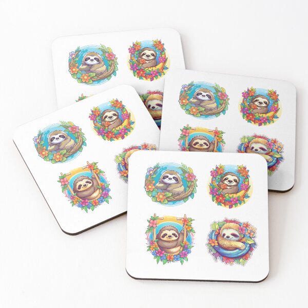 Item preview, Cool Sloths Chilling on Hammocks designed and sold by AdiRemba.