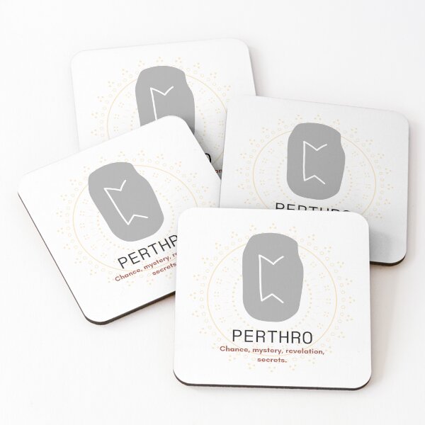 Item preview, Perthro - The Mystery Rune designed and sold by WrenCemetery.