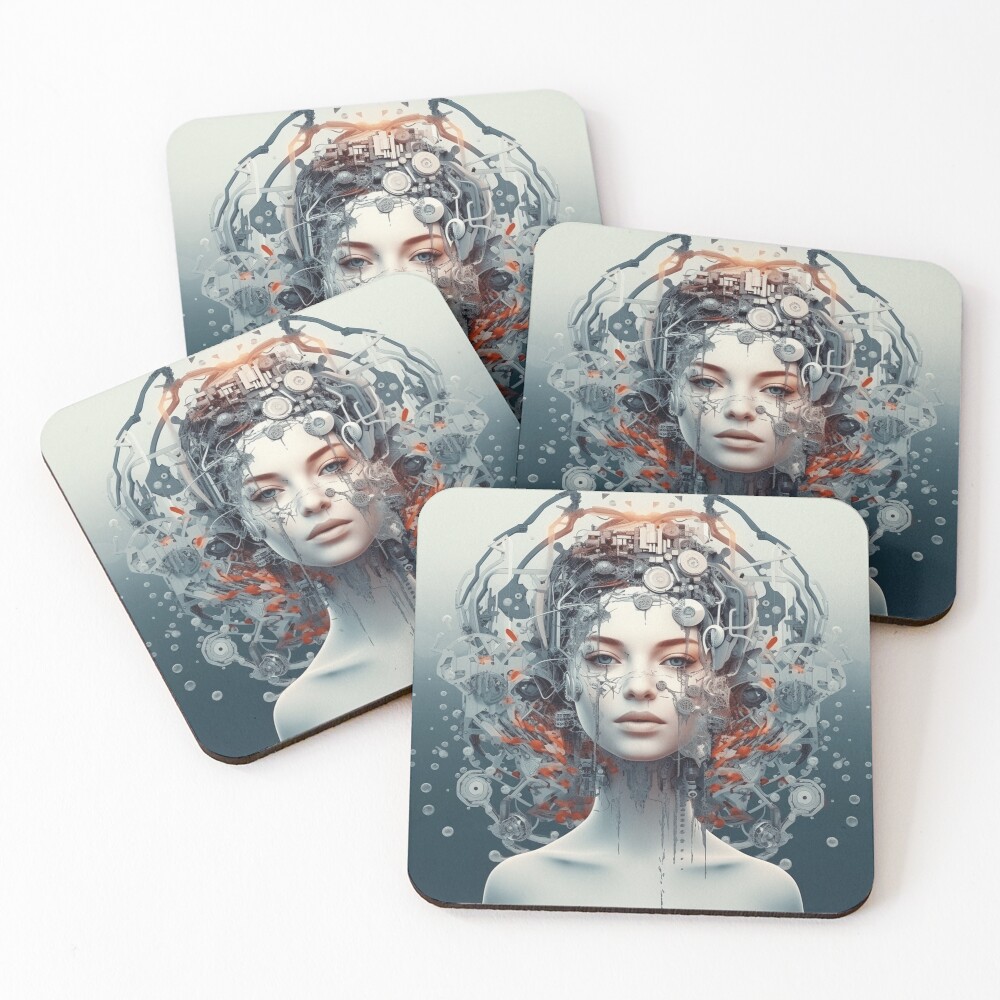 Item preview, Coasters (Set of 4) designed and sold by StudioRedKoala.