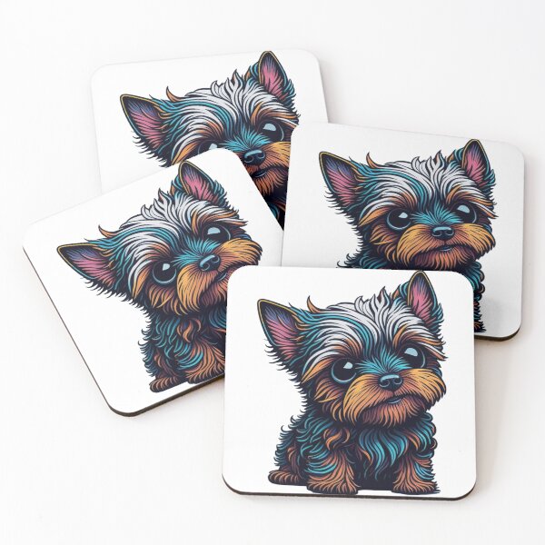 Item preview, appy Days: Cute Yorkshire Terrier Puppy designed and sold by harperjg.