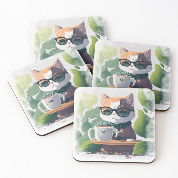 Item preview, Feline Work Mode: Coffee Break Edition designed and sold by hudaG.