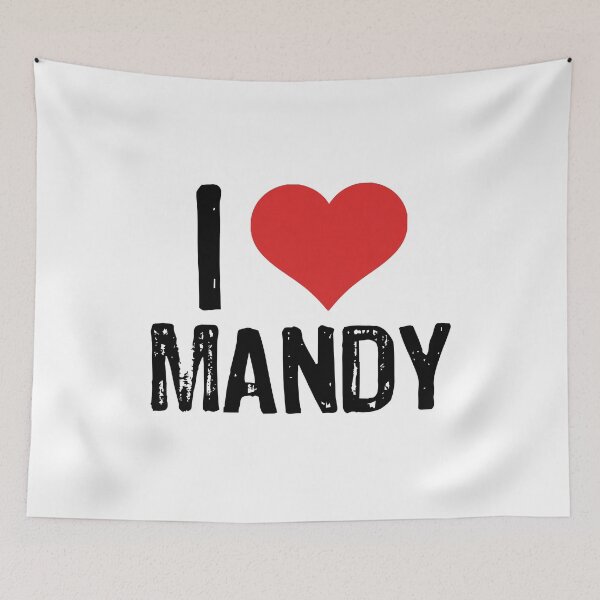 Item preview, I Love Mandy designed and sold by The "I Love Everything" Shop.
