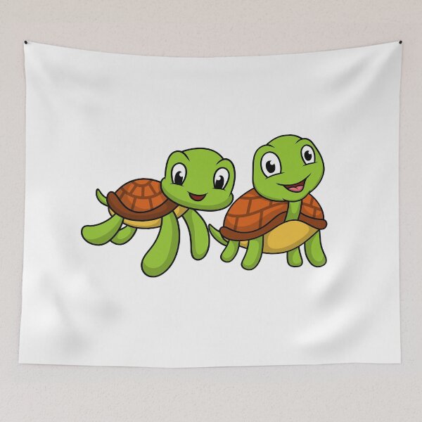 Item preview, cute funny turtle happy baby turtles animals  designed and sold by Eden3.