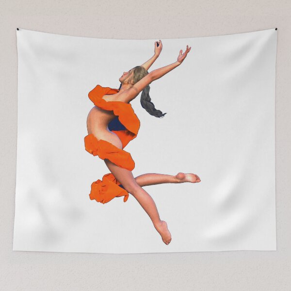 Item preview, Woman girl dancer leaping in air designed and sold by Fantasyart123.