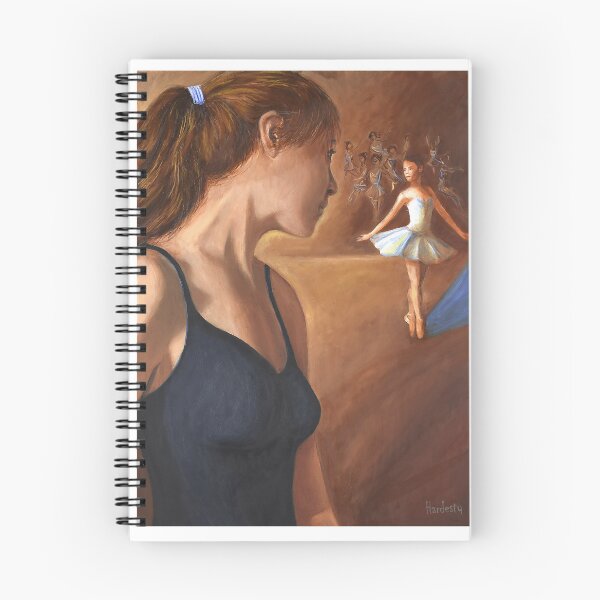 Item preview, Dancer woman girl watching other dancers designed and sold by Fantasyart123.