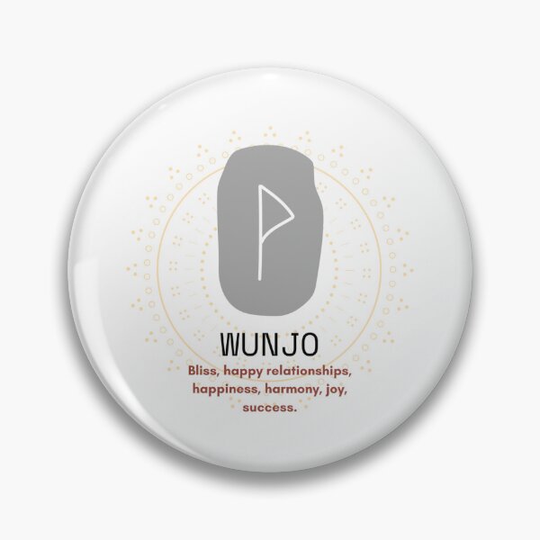 Item preview, Wunjo - The Joy Rune designed and sold by WrenCemetery.