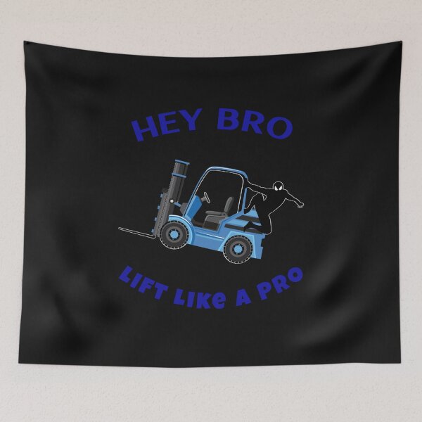 Item preview, Forklift Ninja Hey Bro Lift Like a Pro BB designed and sold by TeamsterLife.