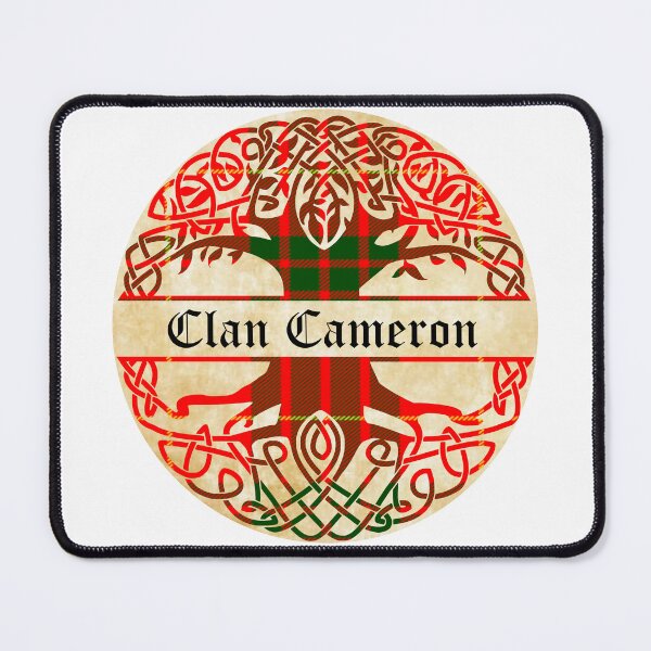 Item preview, Cameron Tree of Life Clan Scottish Surname tartan designed and sold by BagTown Clans.