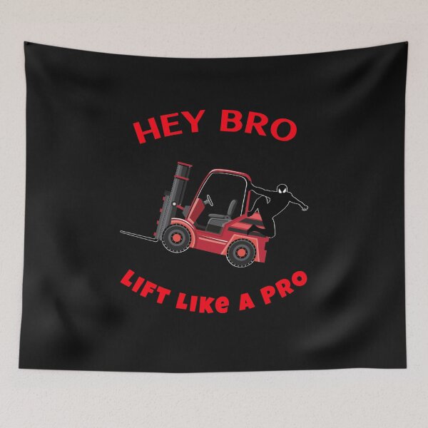 Item preview, Forklift Ninja Hey Bro Lift Like a Pro RR designed and sold by TeamsterLife.
