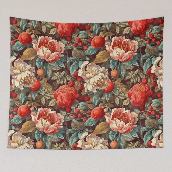 Item preview, Peonies Vintage Flowers designed and sold by DiGi007.