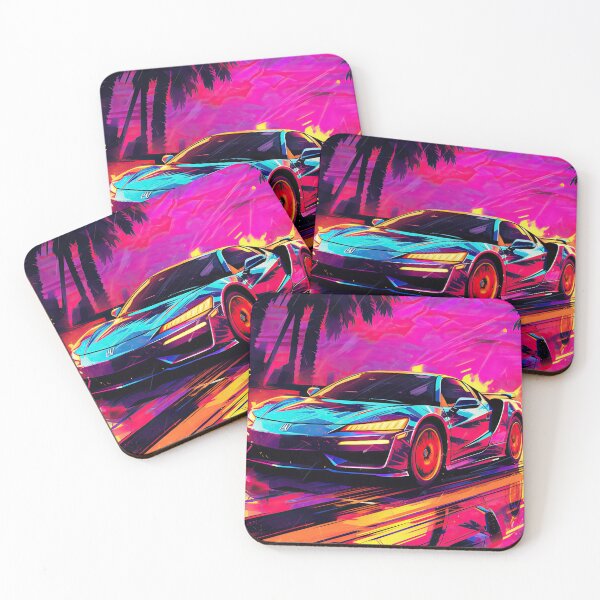 Item preview, Retro Car Digital Illustrations: A Journey to the 80s-90s designed and sold by Piotrek0001.