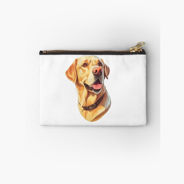 Item preview, Yellow Labrador Retriever Cute Cartoon Dog Pet Portrait Illustration designed and sold by Calypso Pixels.