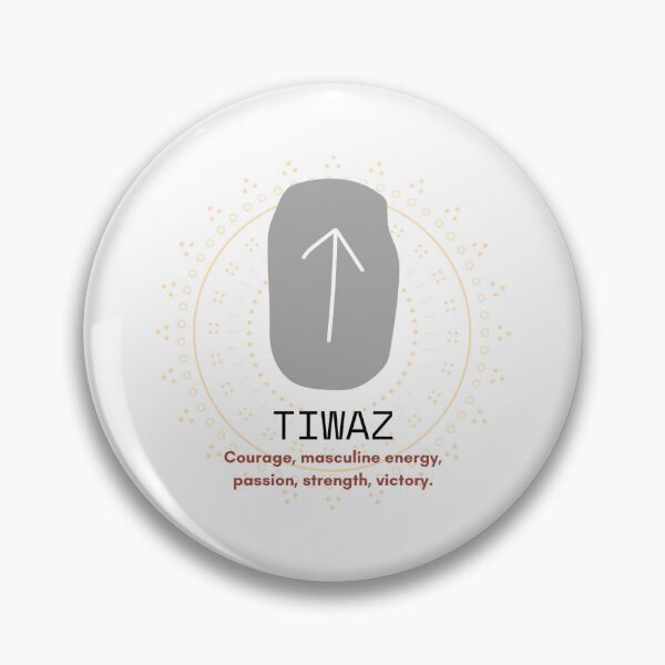 Item preview, Tiwaz - The Courage Rune designed and sold by WrenCemetery.