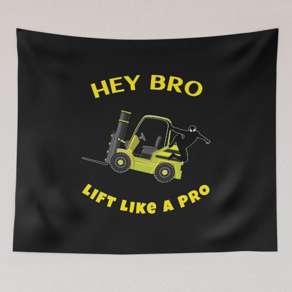 Item preview, Forklift Ninja Hey Bro Lift Like a Pro YY designed and sold by TeamsterLife.