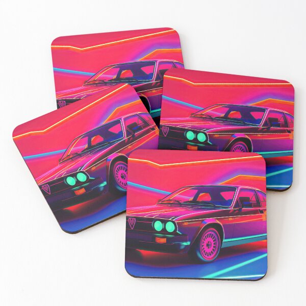 Item preview, Retro Car Digital Illustrations: A Journey to the 80s-90s designed and sold by Piotrek0001.