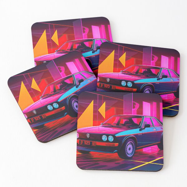 Item preview, Retro Car Digital Illustrations: A Journey to the 80s-90s designed and sold by Piotrek0001.