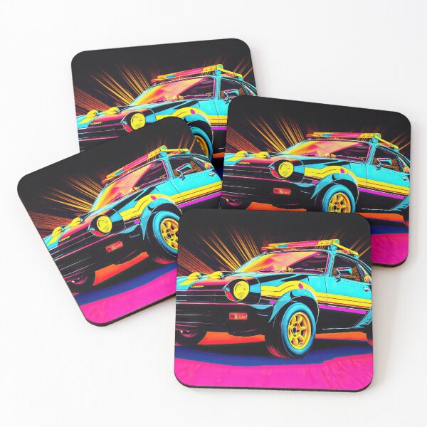 Item preview, Retro Car Digital Illustrations: A Journey to the 80s-90s designed and sold by Piotrek0001.