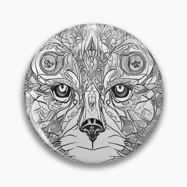 Item preview, Cat mandala coloring book page for meditation, relax, mindfulness designed and sold by UlfrGutheitrir.