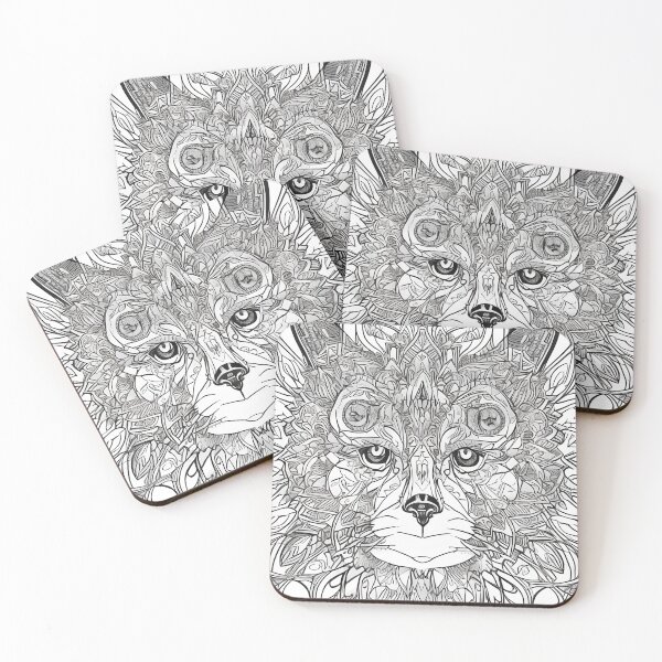 Item preview, Cat mandala coloring book page for meditation, relax, mindfulness designed and sold by UlfrGutheitrir.