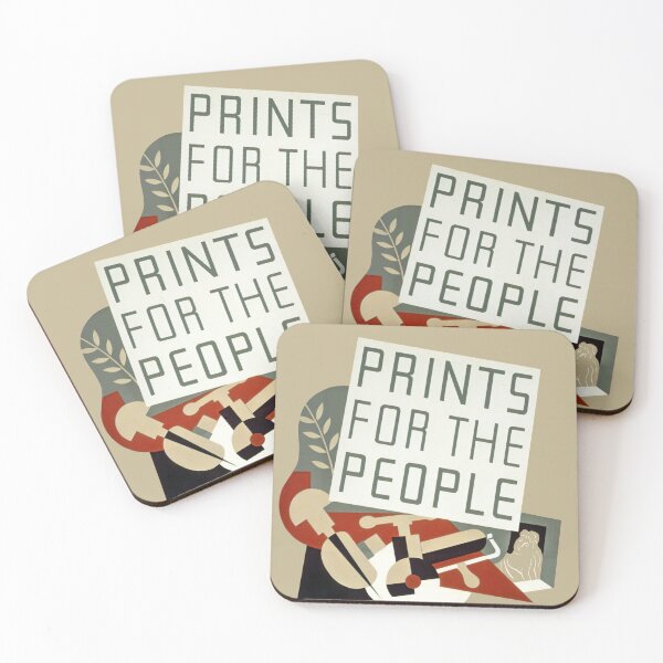 Item preview, WPA Poster—Prints for the People designed and sold by Chuck Mountain Poster Art.