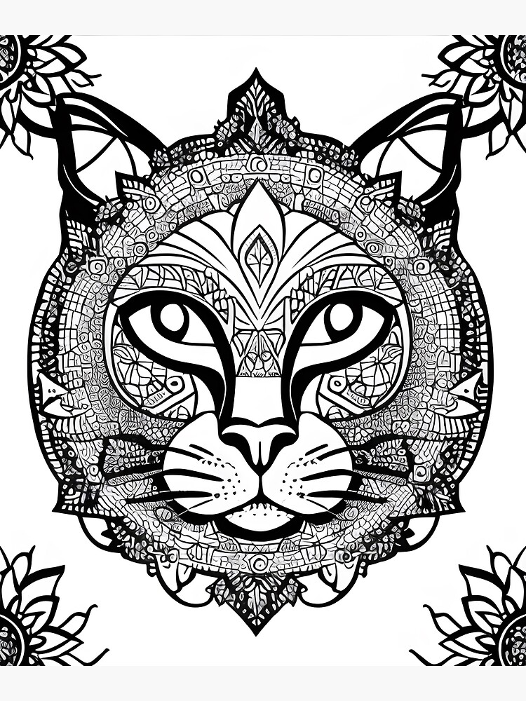 Large Print Cat Coloring Book for Adults: Relaxation, Stress Relief and Mindfullness for Cat Lovers