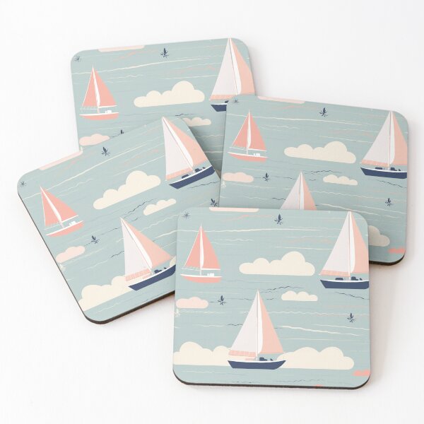 Item preview, A Sailboat Pattern designed and sold by StudioRedKoala.