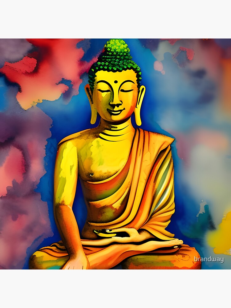 Calm Buddhism Stickers, Unique Designs