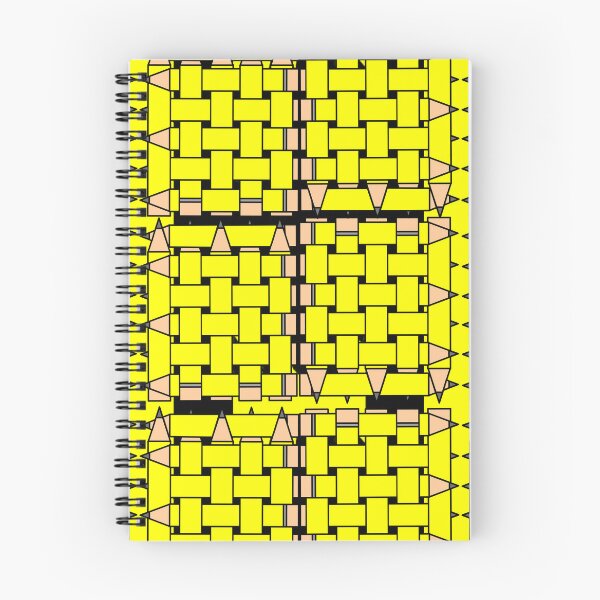 Item preview, Woven Yellow Pencils Pattern designed and sold by BartholGraphics.