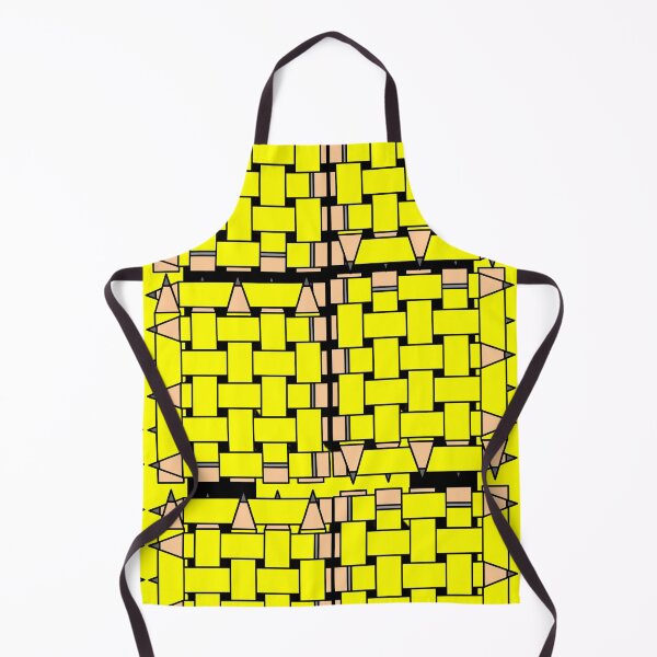 Item preview, Woven Yellow Pencils Pattern designed and sold by BartholGraphics.