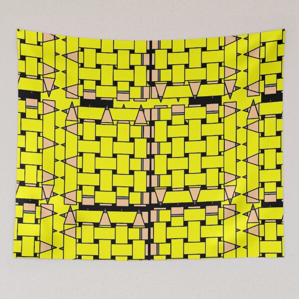 Item preview, Woven Yellow Pencils Pattern designed and sold by BartholGraphics.