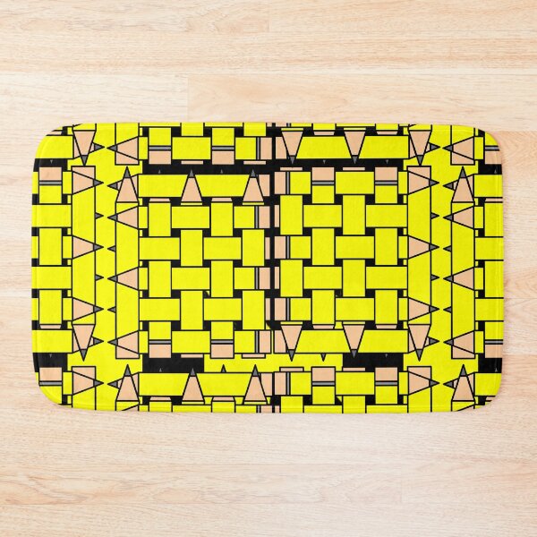 Item preview, Woven Yellow Pencils Pattern designed and sold by BartholGraphics.