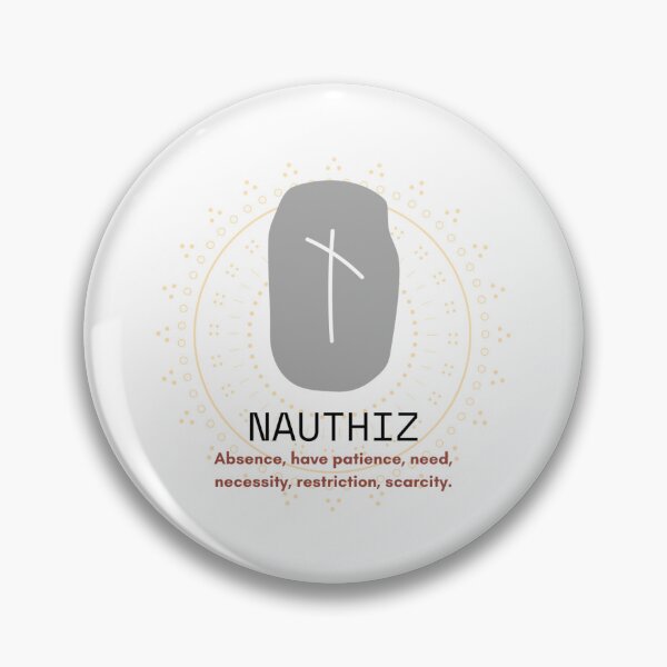 Item preview, Nauthiz - The Need Rune designed and sold by WrenCemetery.