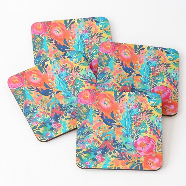Item preview, vibrant flower garden designed and sold by MocaCreative.