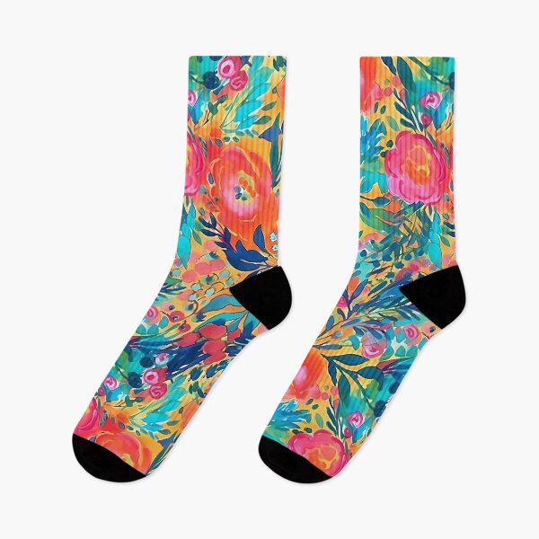 Item preview, vibrant flower garden designed and sold by MocaCreative.
