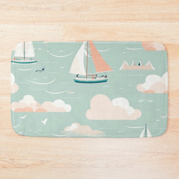 Item preview, A Sailboat Pattern designed and sold by StudioRedKoala.