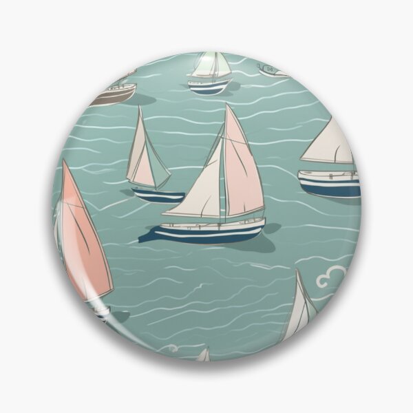 Item preview, A Sailboat Pattern designed and sold by StudioRedKoala.