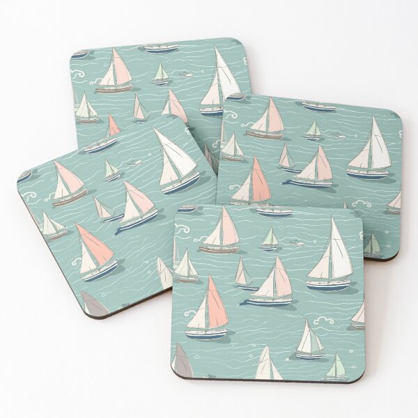Item preview, A Sailboat Pattern designed and sold by StudioRedKoala.
