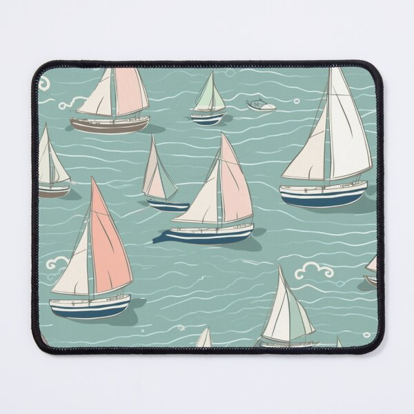 Item preview, A Sailboat Pattern designed and sold by StudioRedKoala.