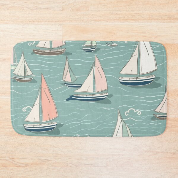 Item preview, A Sailboat Pattern designed and sold by StudioRedKoala.
