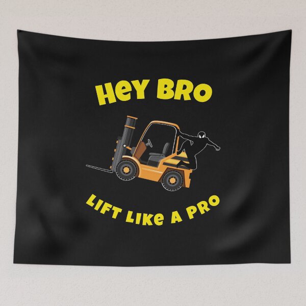 Item preview, Forklift Ninja Hey Bro Lift Like a Pro GY designed and sold by TeamsterLife.